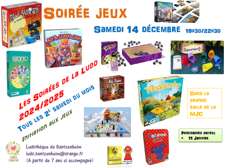 Soirée jeu juillet